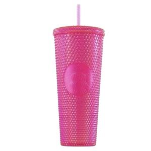 Starbucks Vibrant Pink 2019 Holiday Textured Tumbler